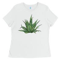 White cactus Ladies Tee - BarkalooDesign
