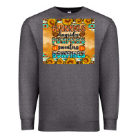 Charcoal Heather Flannes Hayrides Sweaters Bonfires Premium Sweatshirt - Artiststas