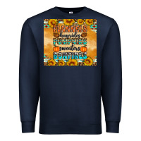 Navy Flannes Hayrides Sweaters Bonfires Premium Sweatshirt - Artiststas