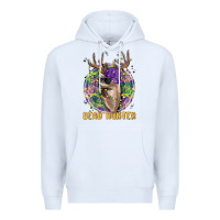 White bead hunter Premium Hoodie - MaliasSmallBusiness