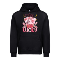 Black feeling lucky Urban Hoodie - MaliasSmallBusiness