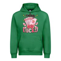 Emerald feeling lucky Urban Hoodie - MaliasSmallBusiness