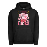 Pigment Black feeling lucky Urban Hoodie - MaliasSmallBusiness