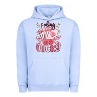 Pigment Grape Ice feeling lucky Urban Hoodie - MaliasSmallBusiness