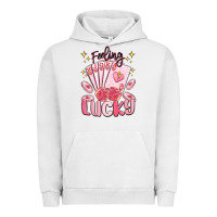 Pigment Lunar Rock feeling lucky Urban Hoodie - MaliasSmallBusiness