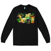 Black monkey coffee cups Long Sleeve Tee - Zillion Design Studio