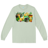 Matcha monkey coffee cups Long Sleeve Tee - Zillion Design Studio
