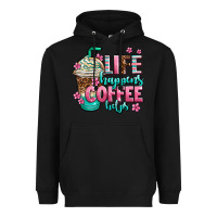 Black life happens coffee  helps Heavyweight Hoodie - AdoDesignShop