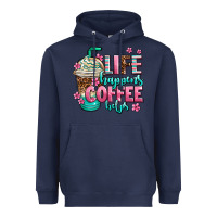 Navy life happens coffee  helps Heavyweight Hoodie - AdoDesignShop