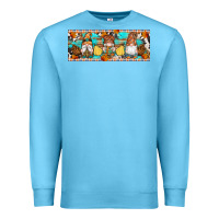 Ocean Blue Fall Gnomes Premium Sweatshirt - Artiststas
