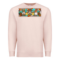 Pale Pink Fall Gnomes Premium Sweatshirt - Artiststas
