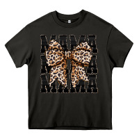 Asphalt mama leopard Heavy Core Tee - CowhideDigitalArt