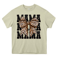 Mossy mama leopard Heavy Core Tee - CowhideDigitalArt
