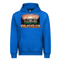 Cobalt traveler Urban Hoodie - NancyCooperArtShop