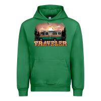 Emerald traveler Urban Hoodie - NancyCooperArtShop