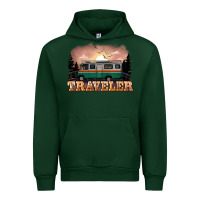 Forest Green traveler Urban Hoodie - NancyCooperArtShop
