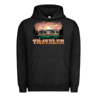 Pigment Black traveler Urban Hoodie - NancyCooperArtShop