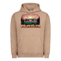 Pigment Burro traveler Urban Hoodie - NancyCooperArtShop
