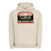 Pigment French Oak traveler Urban Hoodie - NancyCooperArtShop