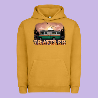 Traveler Urban Hoodie Designed By Nancycooperartshop