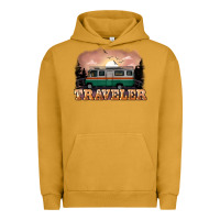 Pigment Peanut Butter traveler Urban Hoodie - NancyCooperArtShop