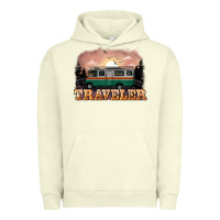 Pigment Pistachio traveler Urban Hoodie - NancyCooperArtShop