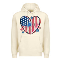 Sandshell usa heart Premium Hoodie - MaliasSmallBusiness