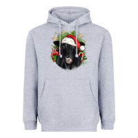 Heather Grey christmas black angus Heavyweight Hoodie - JahusDesignShop