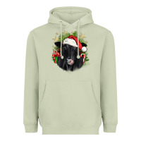 Matcha christmas black angus Heavyweight Hoodie - JahusDesignShop