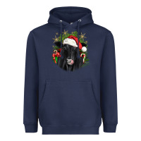 Navy christmas black angus Heavyweight Hoodie - JahusDesignShop