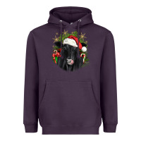 Plum christmas black angus Heavyweight Hoodie - JahusDesignShop