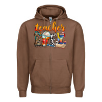 Chestnut teacher fuel Zipper Hoodie - Zillion Design Studio