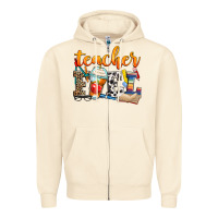 Sandshell teacher fuel Zipper Hoodie - Zillion Design Studio