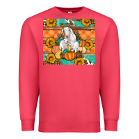 Cardinal Goat family fall pumpkins gemstone Premium Sweatshirt - Artiststas