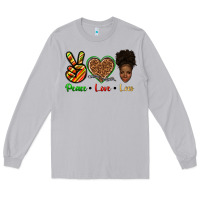 Moon Dust peace love locs Long Sleeve Tee - texasbilliewilder