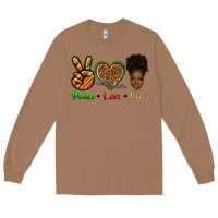 Peace Love Locs Long Sleeve Tee | Teevron