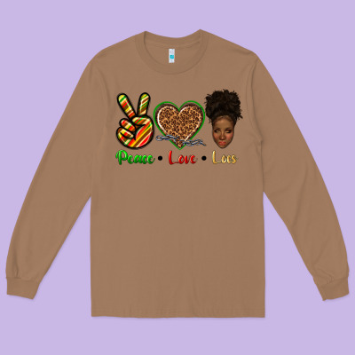 Long Sleeve Tee peace love locs