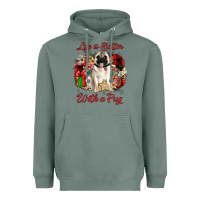 Sage Christmas life is better with a pug Heavyweight Hoodie - JahusDesignShop