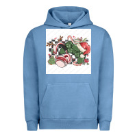 Pigment Pebble Blue small business filigran kopya Urban Hoodie - MaliasSmallBusiness