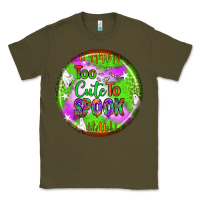 Army Green too cute to spook earrings Classic Tee - BundleAndBundleShop