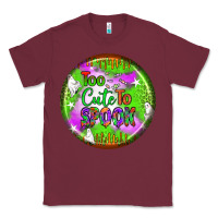 Burgundy too cute to spook earrings Classic Tee - BundleAndBundleShop
