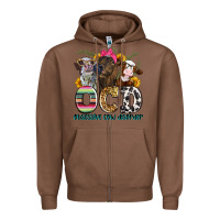 Chestnut ocd obsessive cow disorder Zipper Hoodie - Zillion Design Studio