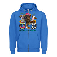 True Royal ocd obsessive cow disorder Zipper Hoodie - Zillion Design Studio