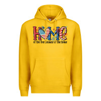 Lemon home of the free because of the brave Premium Hoodie - MaliasSmallBusiness