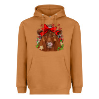 Meerkat christmas red angus Heavyweight Hoodie - JahusDesignShop