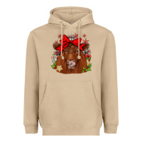 Mushroom christmas red angus Heavyweight Hoodie - JahusDesignShop