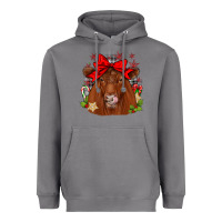 Storm christmas red angus Heavyweight Hoodie - JahusDesignShop