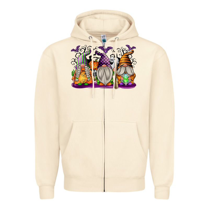Halloween Gnomes Zipper Hoodie by texasbilliewilder | Teevron