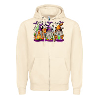 Sandshell Halloween Gnomes Zipper Hoodie - texasbilliewilder