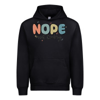 Black nope not today Urban Hoodie - MaliasSmallBusiness
